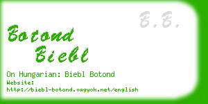 botond biebl business card